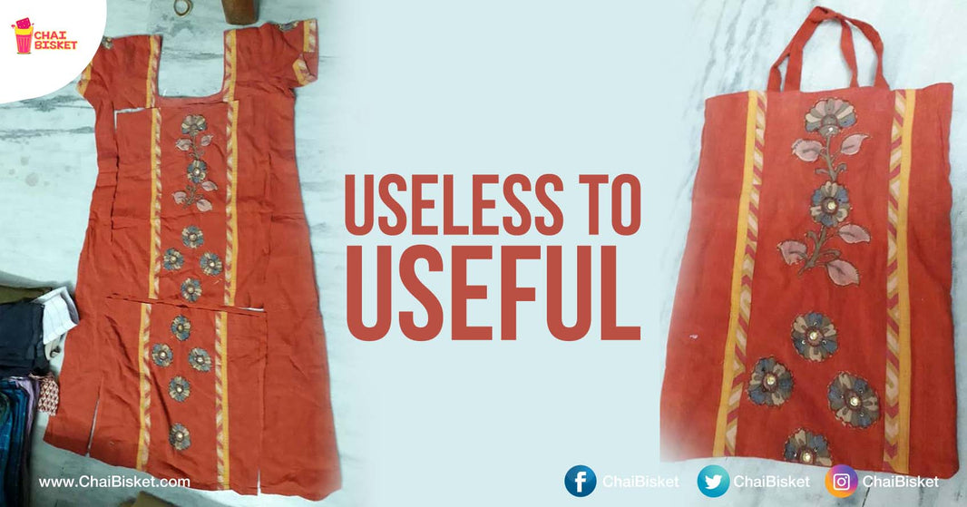 Meet The Woman Who Can Turn Any Piece Of Useless Cloth Into Cotton Hand Bags