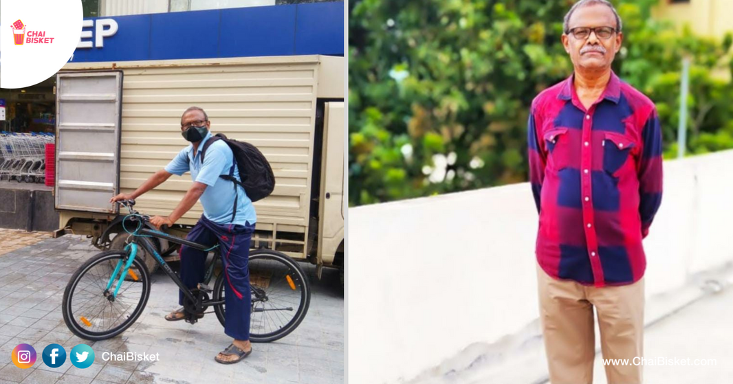 Here’s A 70 Year Old Man Helping People On Two Wheels And Proving Intensions Are Greater Than Age