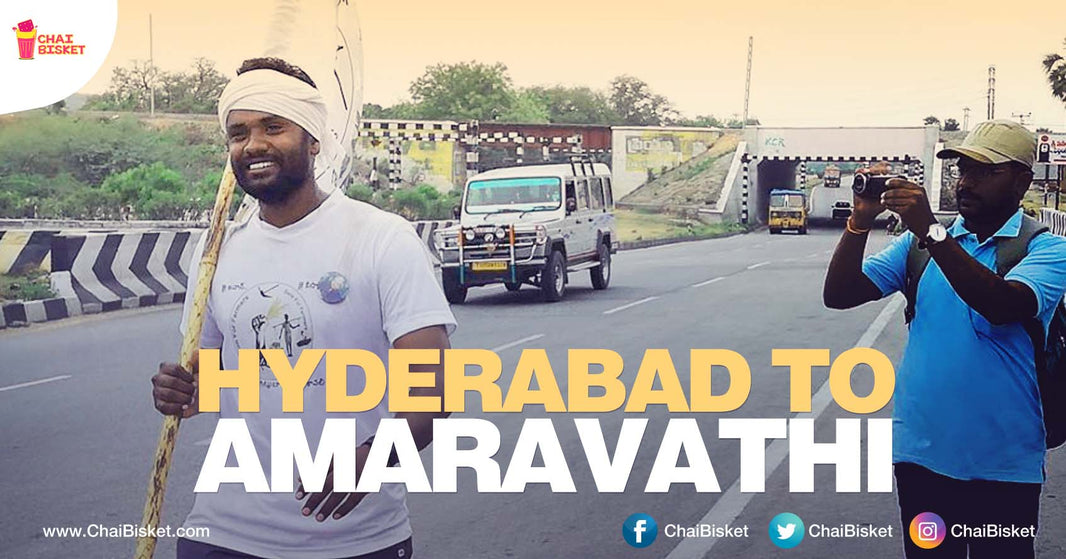 For The Sake Of Farmers, This Man Marched 325 KMs In 5 Days From Hyd to Amaravathi Assembly!