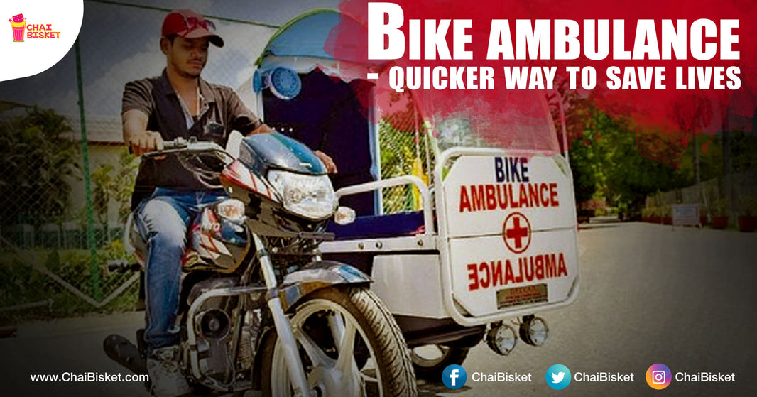 Meet The Bike Mechanic Whose "Bike Ambulance" Is Saving Hundred's Of Lives In Emergency Situations!