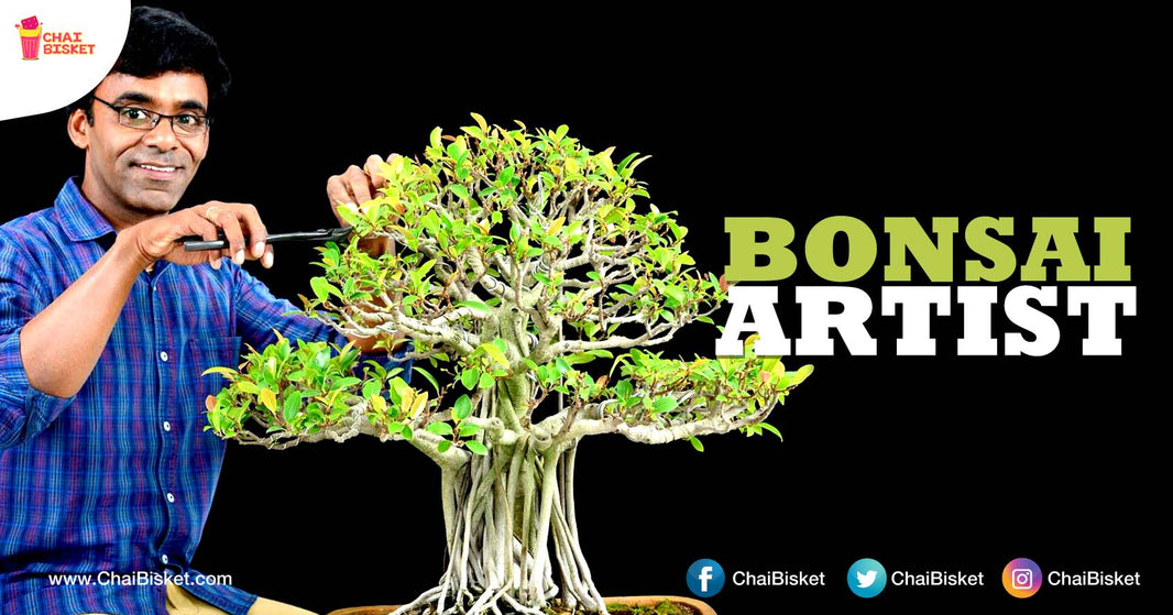 Meet Veer, A 'Bonsai' Artist From Kakinada Who Is Teaching People About Cultivation For Free!