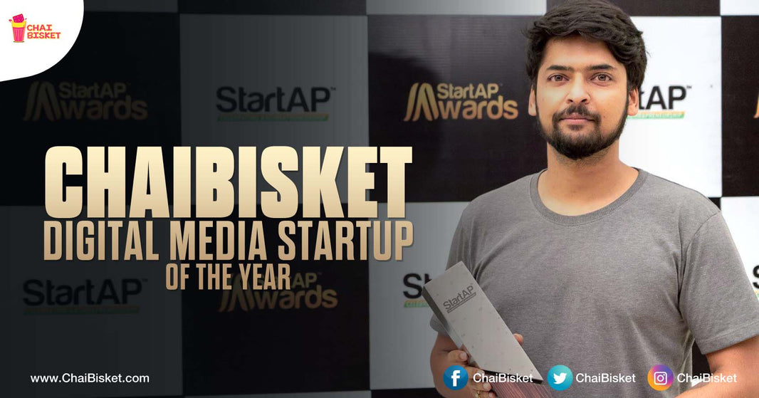 We're Both Happy & Proud To Announce That ChaiBisket Won The 'Digital Media Startup Award'!
