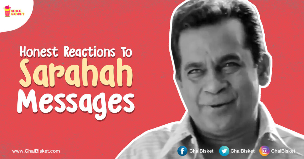 14 Epic Reactions From Our Tollywood Stars For Every Type Of Message People Receive on Sarahah App