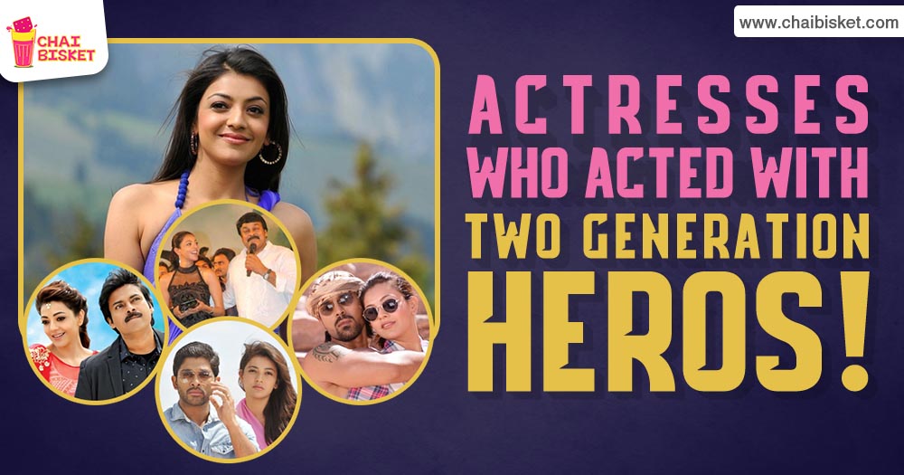 15 Tollywood Actresses Who Worked With Two Generations Of Stars From A Single Family!