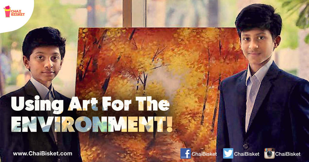 Vizag Boys Win Prestigious Award For Their Brilliant Artwork in the UK!
