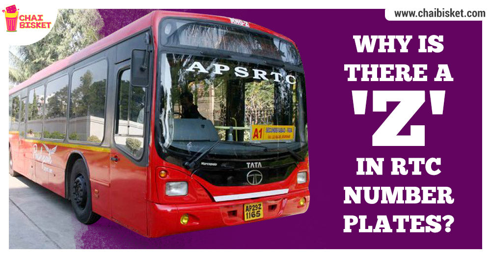 The Reason For Why RTC Number Plates Have A 'Z' In Them Will Amaze You!