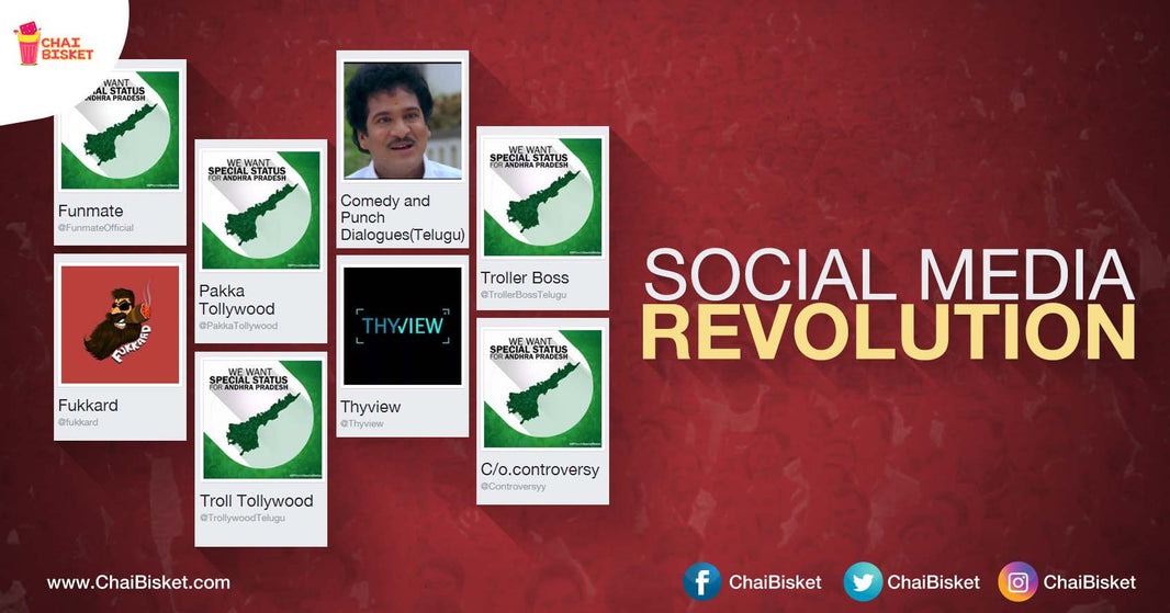 Telugu Social Media Pages Have United Demanding Special Status For AP!