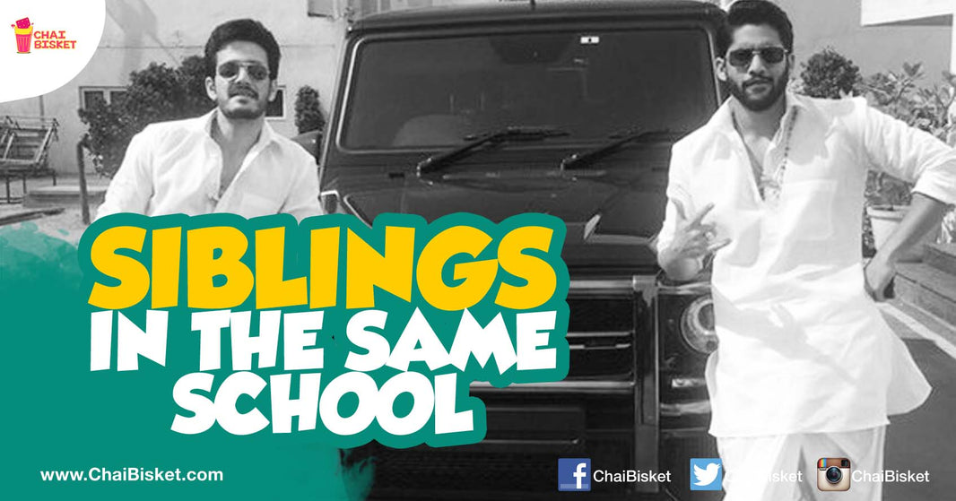 10 Things You Will Definitely Relate To If You Went To The Same School As Your Sibling!