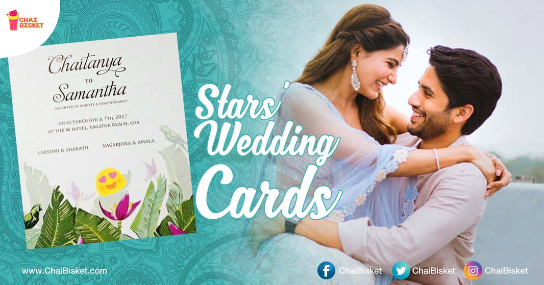 Here's A Unique Collection Of Wedding Invitations Of 11 Celebrity Couples From Tollywood!