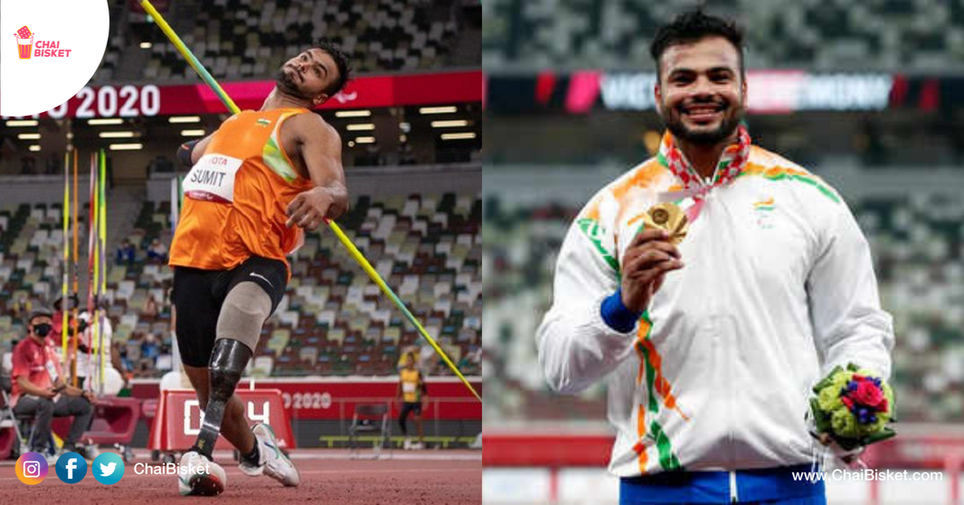 Meet Sumit Antil, The 23-Year-Old Who Broke Records And Got India It's Second Gold This Paralympics