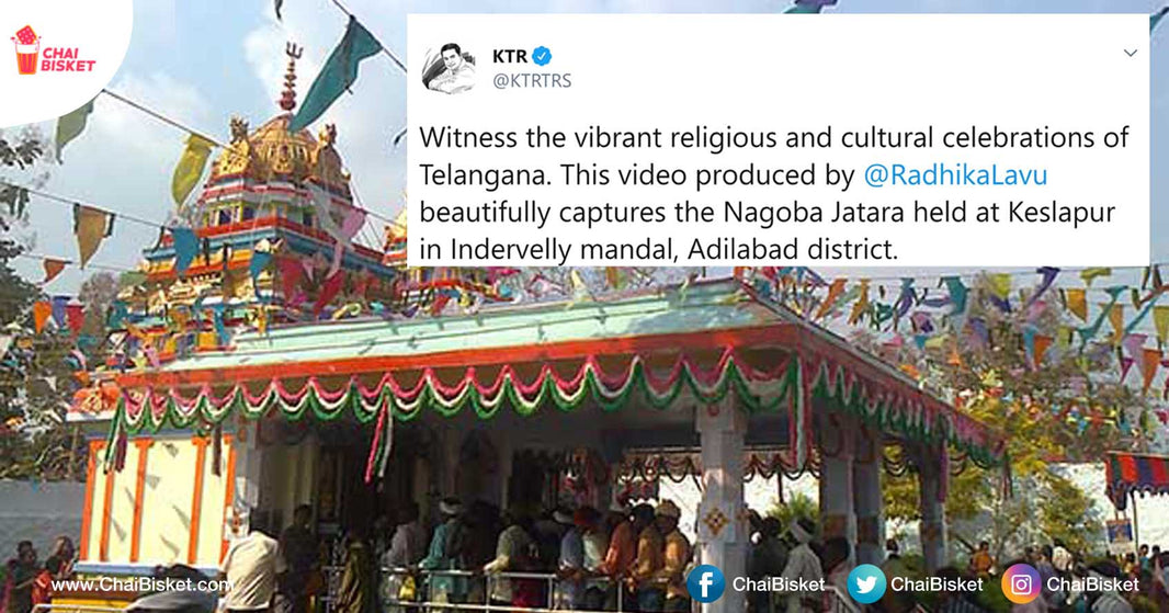 This Video Capturing The Beauty Of Adilabad's Historic Festival Nagoba Is Awesome