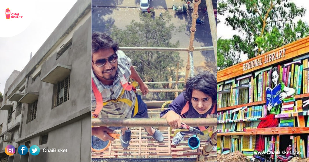 Whatte Library! Meet The Street Art Duo Swathi And Vijay Who Are Doing Wonders With Their Artwork