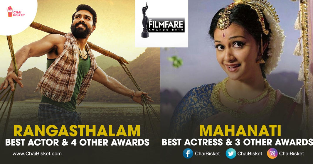 Here Is The Complete List Of Winners of South Indian Films At Film Fare 2019