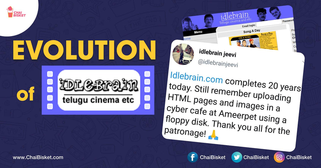 Here's How Idle Brain, The IMDb Of Telugu Movies Has Evolved In The Past 20 Years