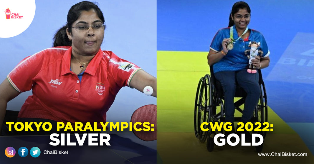 Meet Bhavina Patel, Our India's Paralympic Hero Who Got Us Our First Medal Last Year & A Gold This Year At CWG