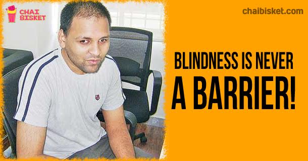 సామాన్య విద్యార్థులకే కష్టమైన ICWA కొర్సుని ఈ చూపులేని విద్యార్ధి సాధించాడు!