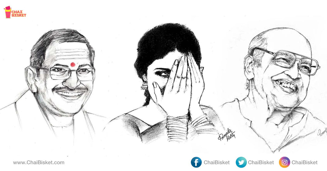 Meet Ponnada Murthy, A 75-Year-Old Man From Vizag & His Sketches