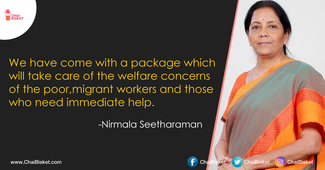 Here Is Some Important Points From Today's Nirmala Seetharaman Press Conference On Corona