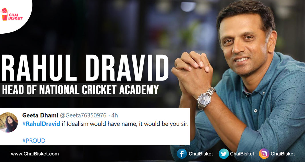 Rahul Dravid Appointed As Head Of National Cricket Academy & Fans Are Celebrating It