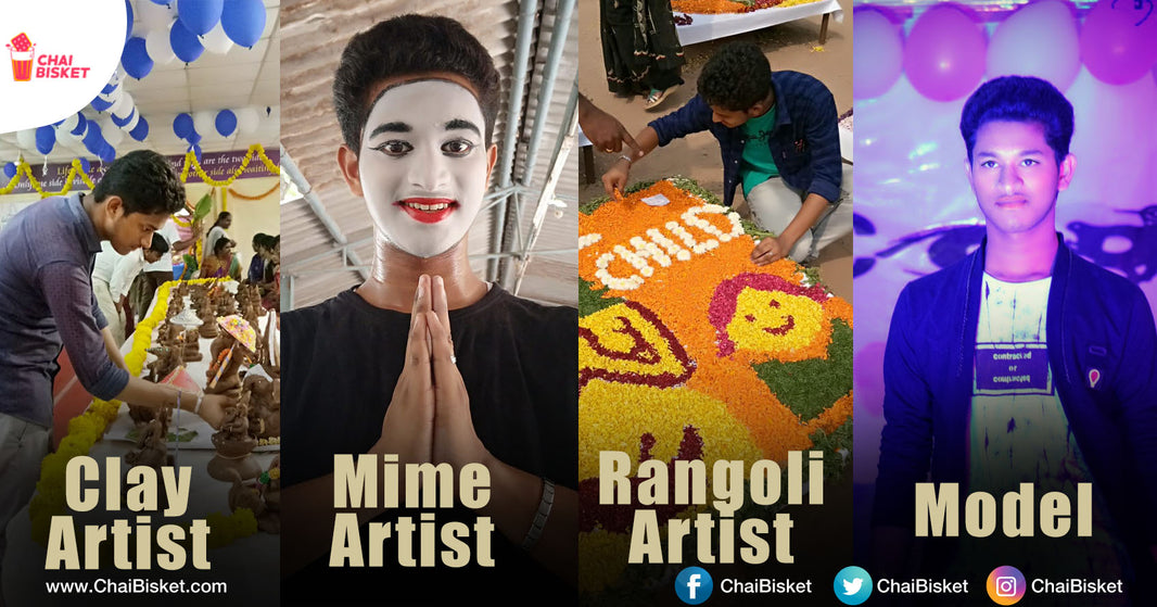 Meet Emmanuel, A Multi Talented Artist From Vijayawada Who Creates Great Mimes And Many More