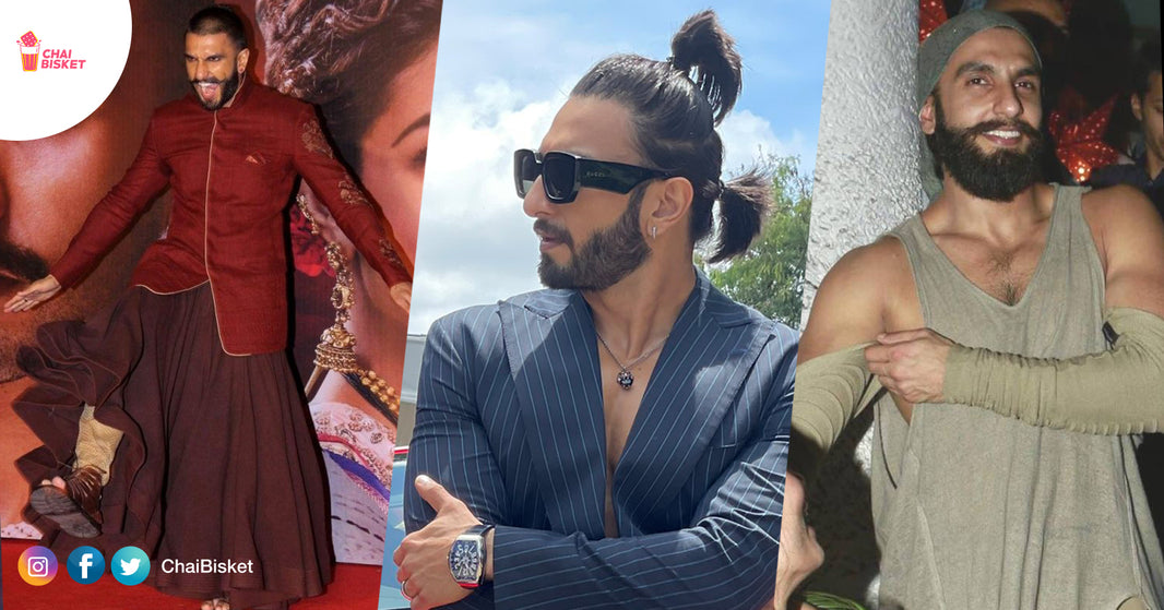 These Crazy Outfits That Only Ranveer Singh Can Pull Off Make Us Go, Mast Shades Unnai Ra Neelo