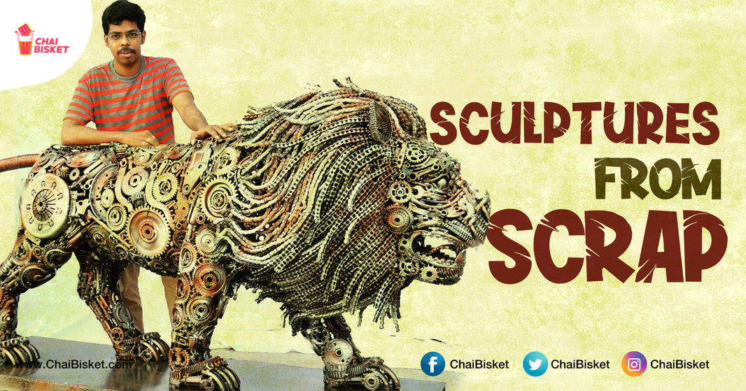 This Guy Literally Transforms Vehicle Scrap Into Stunning Sculptures & It's Mind-blowing