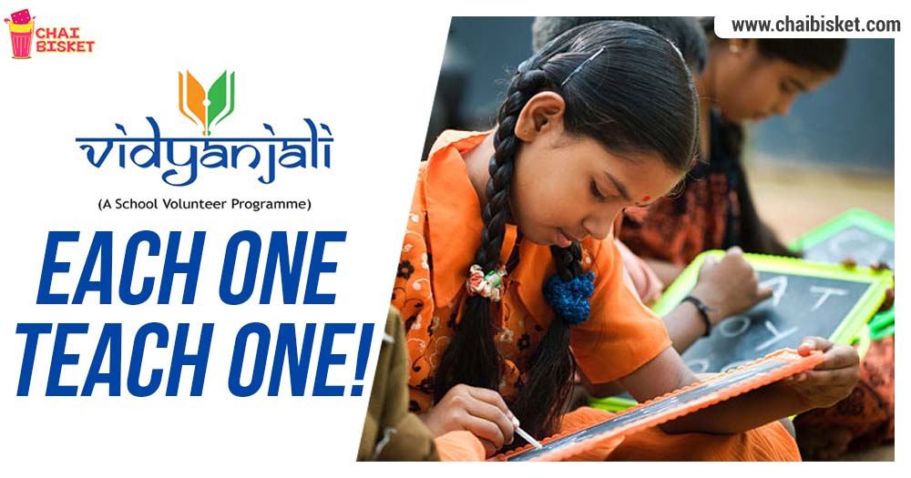 Vidyanjali - An Excellent Initiative To Encourage Citizen Involvement In Community Service!